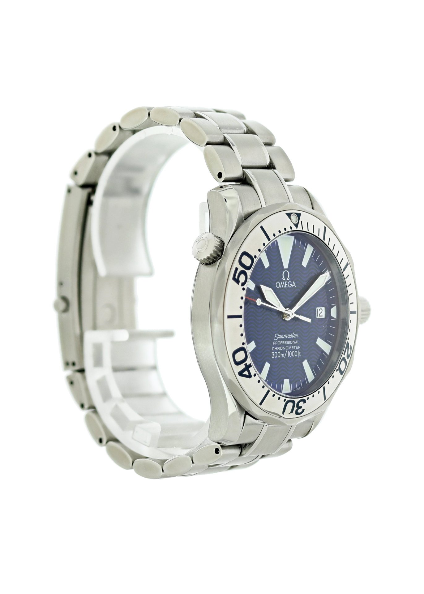 Omega Seamaster 2255.80.00 Electric Blue Mens Watch