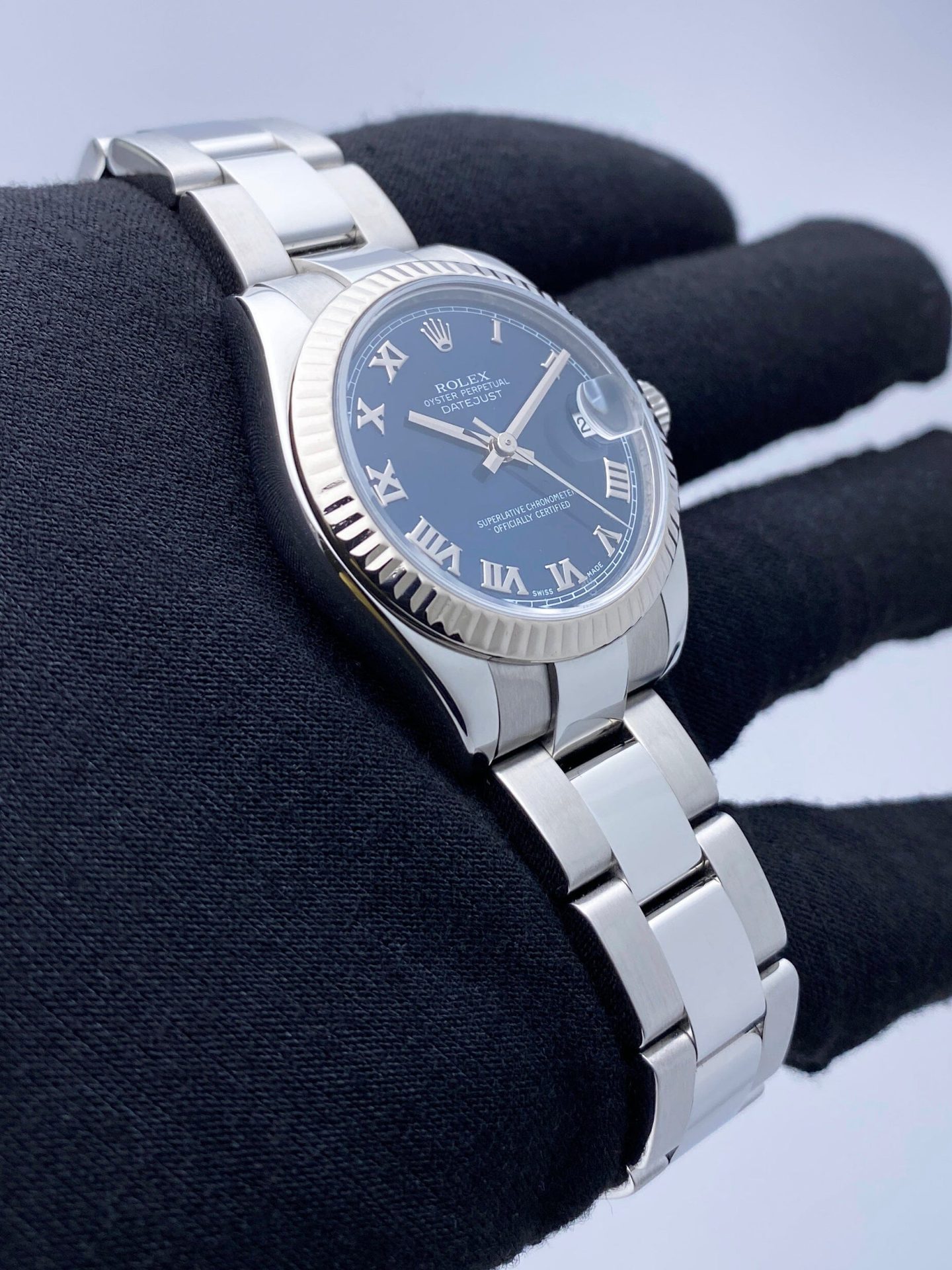 Rolex Datejust Midsize 178274 Blue Dial Ladies Watch